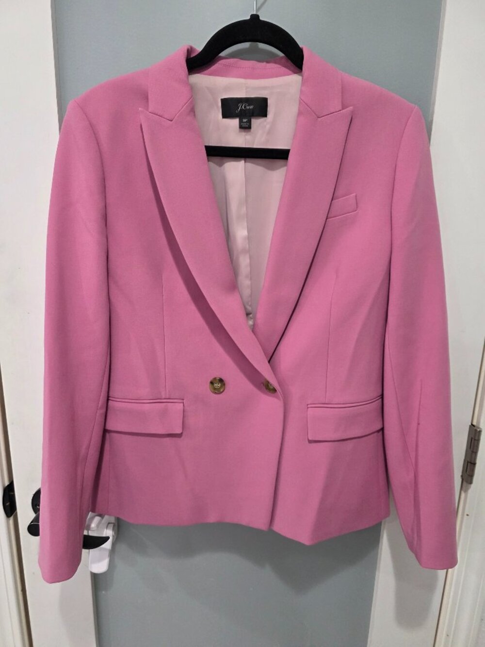 J.Crew Pink‎ Tailored Blazer – Size 8